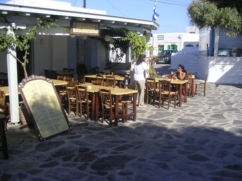 in einer Taverne